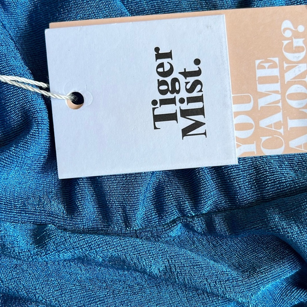 Tiger Mist Sunnie Dress in Shiny Blue